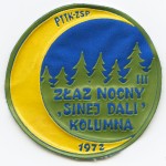 Plakietka III ZŁAZ NOCNY SKT KOLUMNA 1972